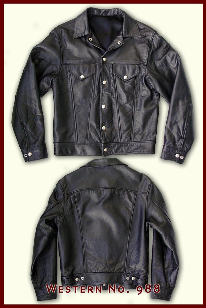 Lewis Leathers 988 Black Rutland Sheepskin Western Jacket