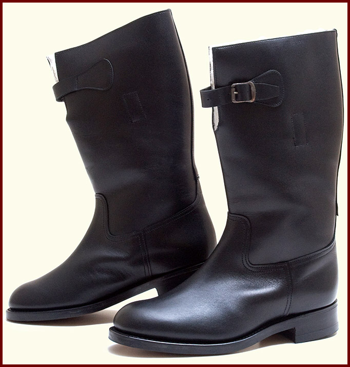 leather flight boots