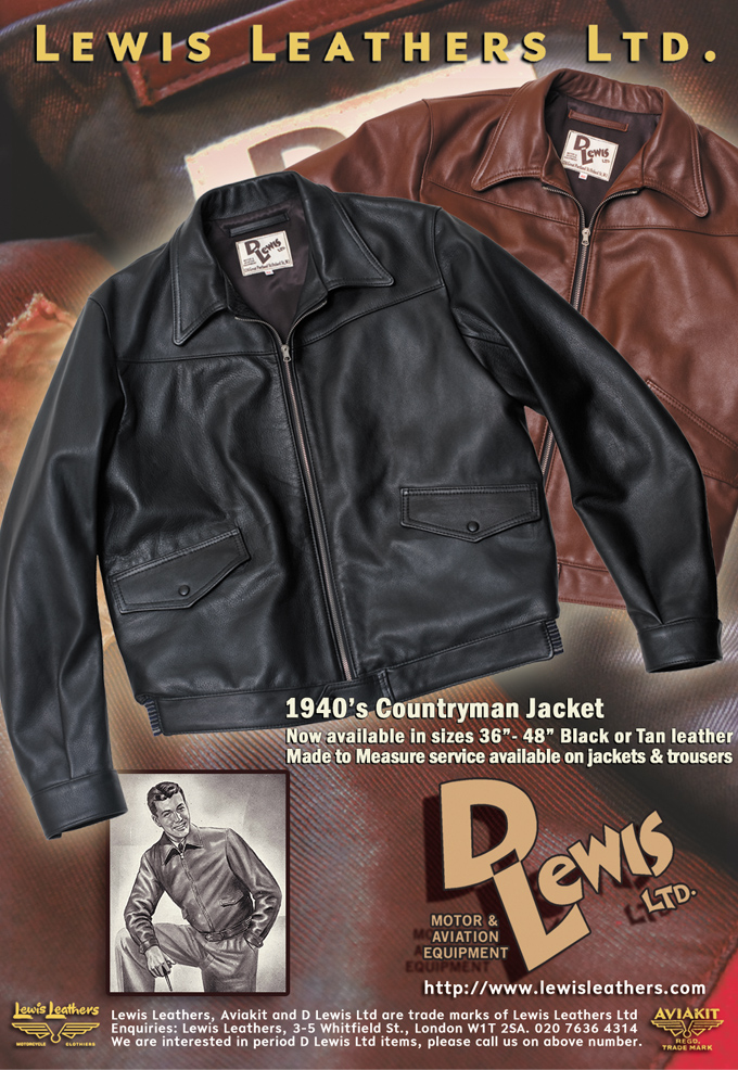 D Lewis Ltd Countryman and Lumber jackets now out - Lewis Leathers