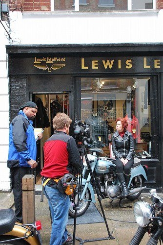 The Discovery Channel visits Lewis Leathers