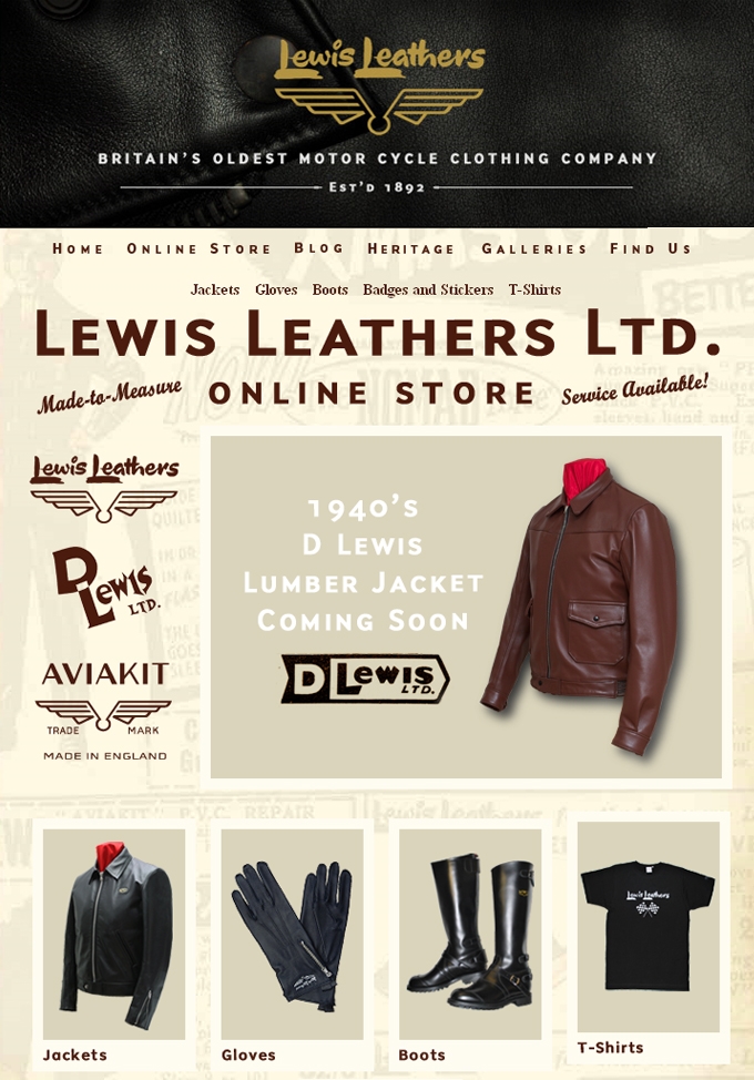 Lewis Leathers Online Shop