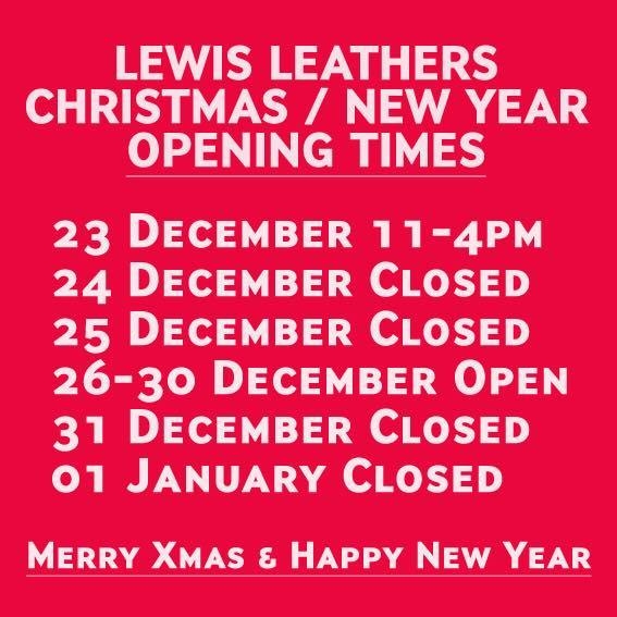 CHRISTMAS AND NEW YEAR OPENING TIMES