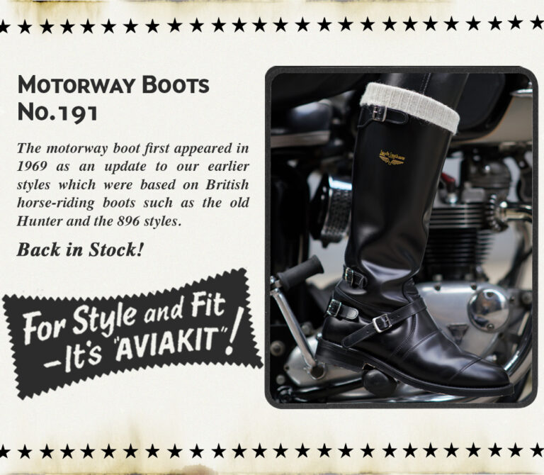 Motorway Boots No.191 Back in Stock!