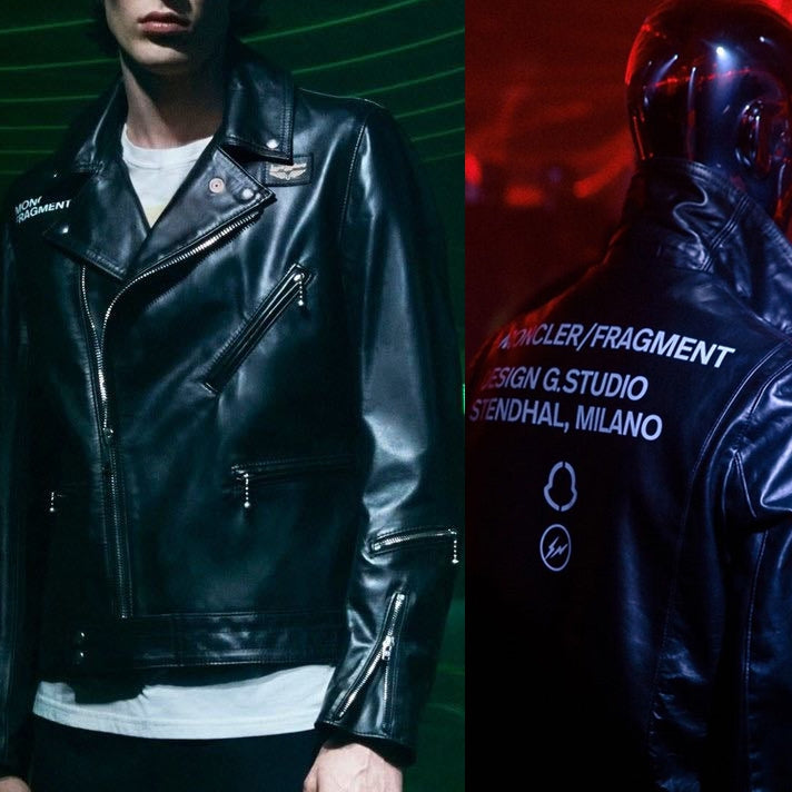 新品　MONCLER FRAGMENT Louis Leather ジャケット Fragment x Moncler x Lewis Leathers COLLABORATION