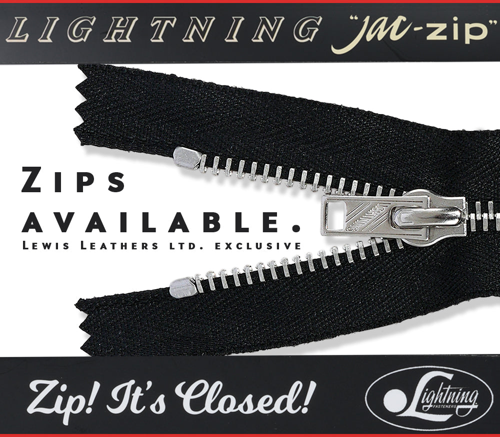 Lewis Leathers Zip Fasteners