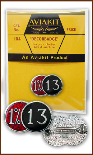 1%13 Badge