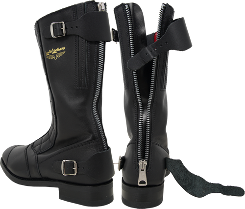 Boot zippers