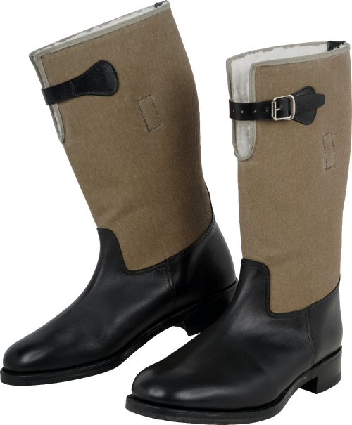 1939 Pattern RAF Boots - Waxed canvas and cowhide