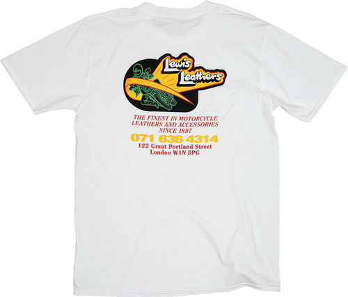 80s Bike T shirt White