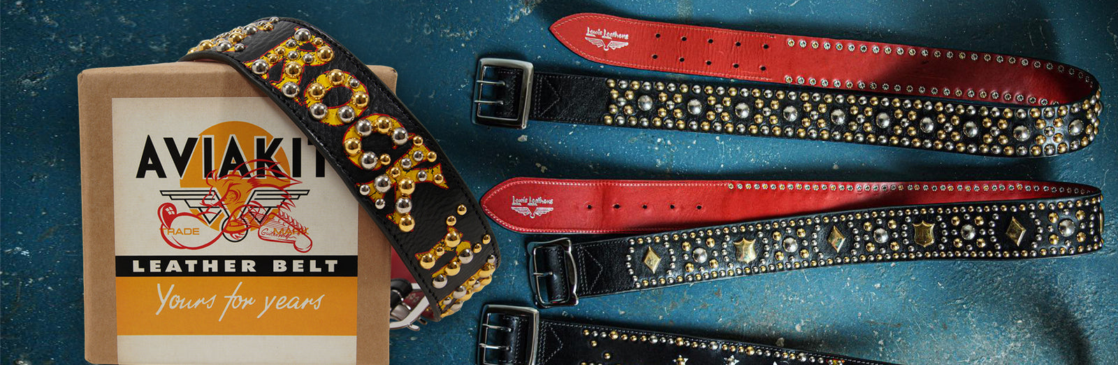 Lewis Leathers belts D01