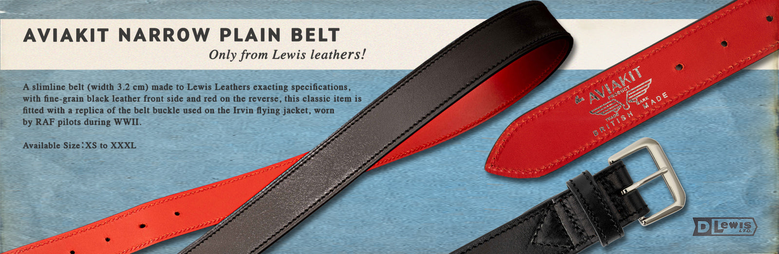 aviakit narrow plain belt d 10