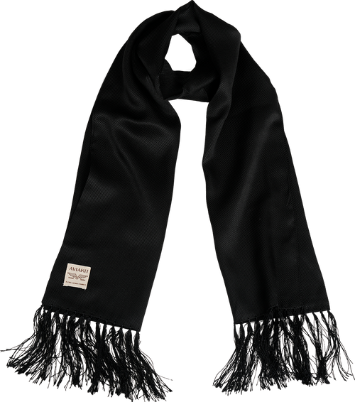 AVIAKIT Silk Scarf Deluxe-Black