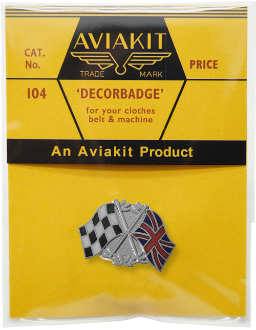 AVIAKIT Twin Flags Badge