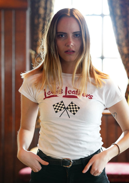 Racing Flags T shirt Black