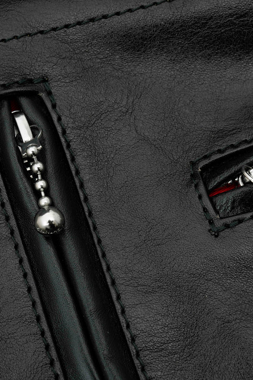 Bronx Bag Veg Tan Cow Black