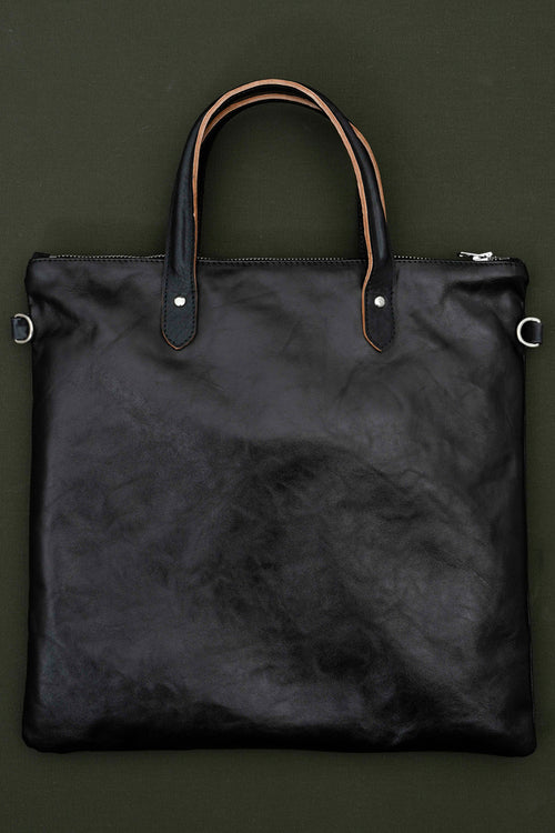 Bronx Bag Veg Tan Cow Black