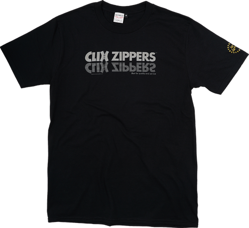 Clix Zippers T-shirt Black