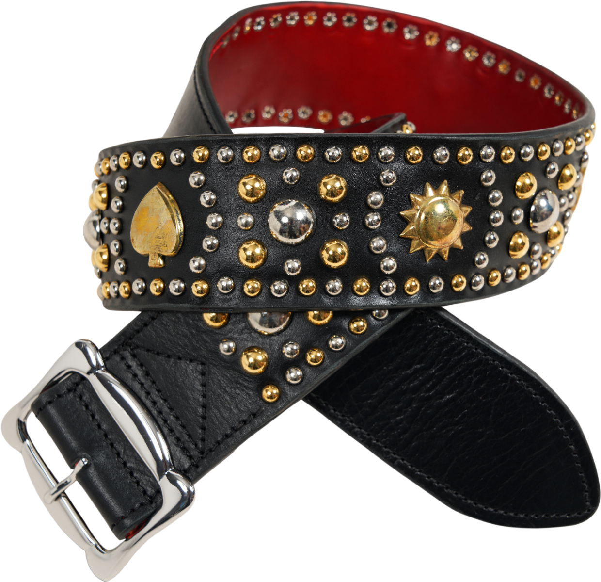 Clubs and Spades Belt – Lewis Leathers