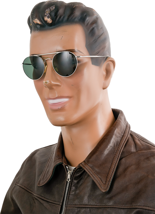 Lewis Leathers 50's with Bar RAF Cold War Aircrew Sunglasses Type G