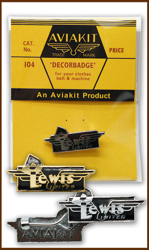 D Lewis Badge
