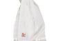 D Lewis Smooth Silk Scarf White