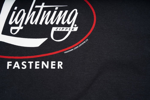 Lightning Fasteners T shirt Black