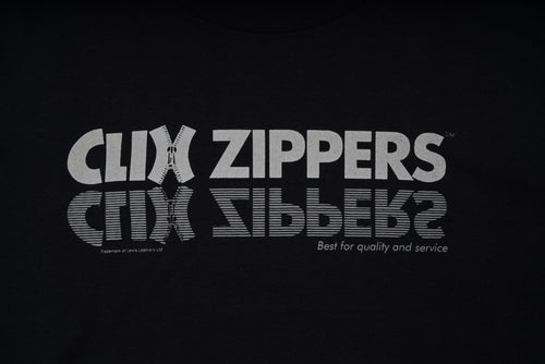 Clix Zippers T shirt Black