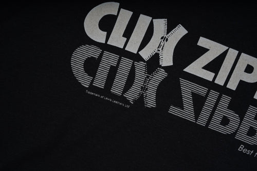 Clix Zippers T shirt Black