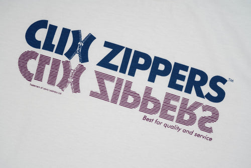 Clix Zippers T shirt White