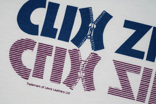 Clix Zippers T shirt White