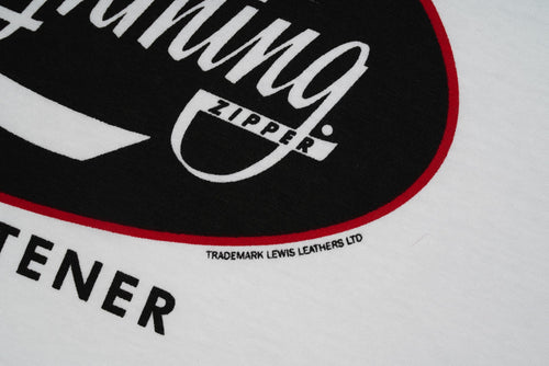 Lightning Fasteners T shirt White