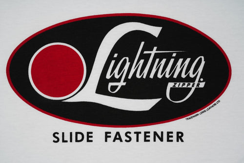 Lightning Fasteners T shirt White