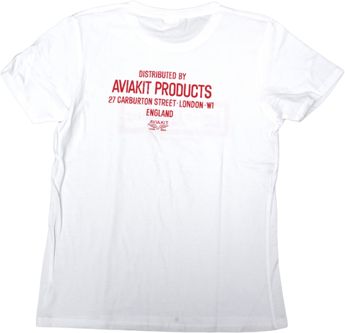 Lewis Leathers Mailing Bag T shirt White