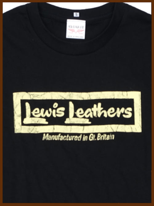 Lewis Leathers Mailing Bag T shirt Black