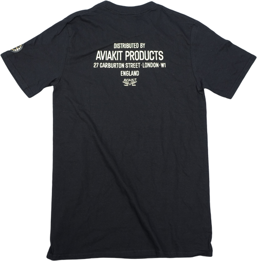 Lewis Leathers Mailing Bag T shirt Black