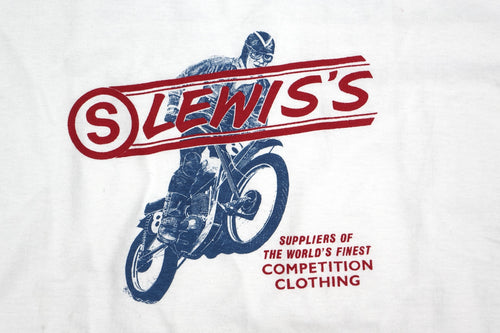 S Lewis T Shirt White
