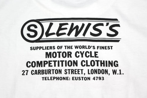 S Lewis T Shirt White