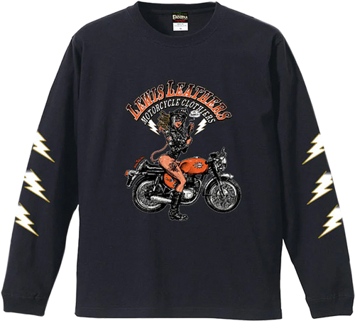 EROSTIKA × Lewis Leathers 2025 T shirt LONG SLEEVE