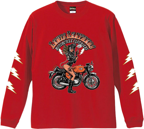 EROSTIKA × Lewis Leathers 2025 T shirt LONG SLEEVE