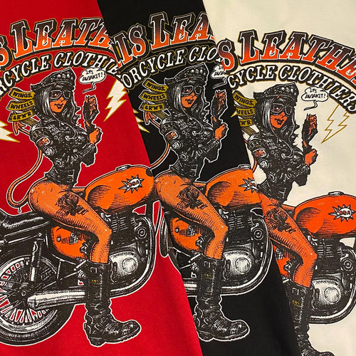 EROSTIKA × Lewis Leathers 2025 T shirt LONG SLEEVE