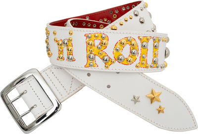 Jet Rock 'n' Roll Belt White
