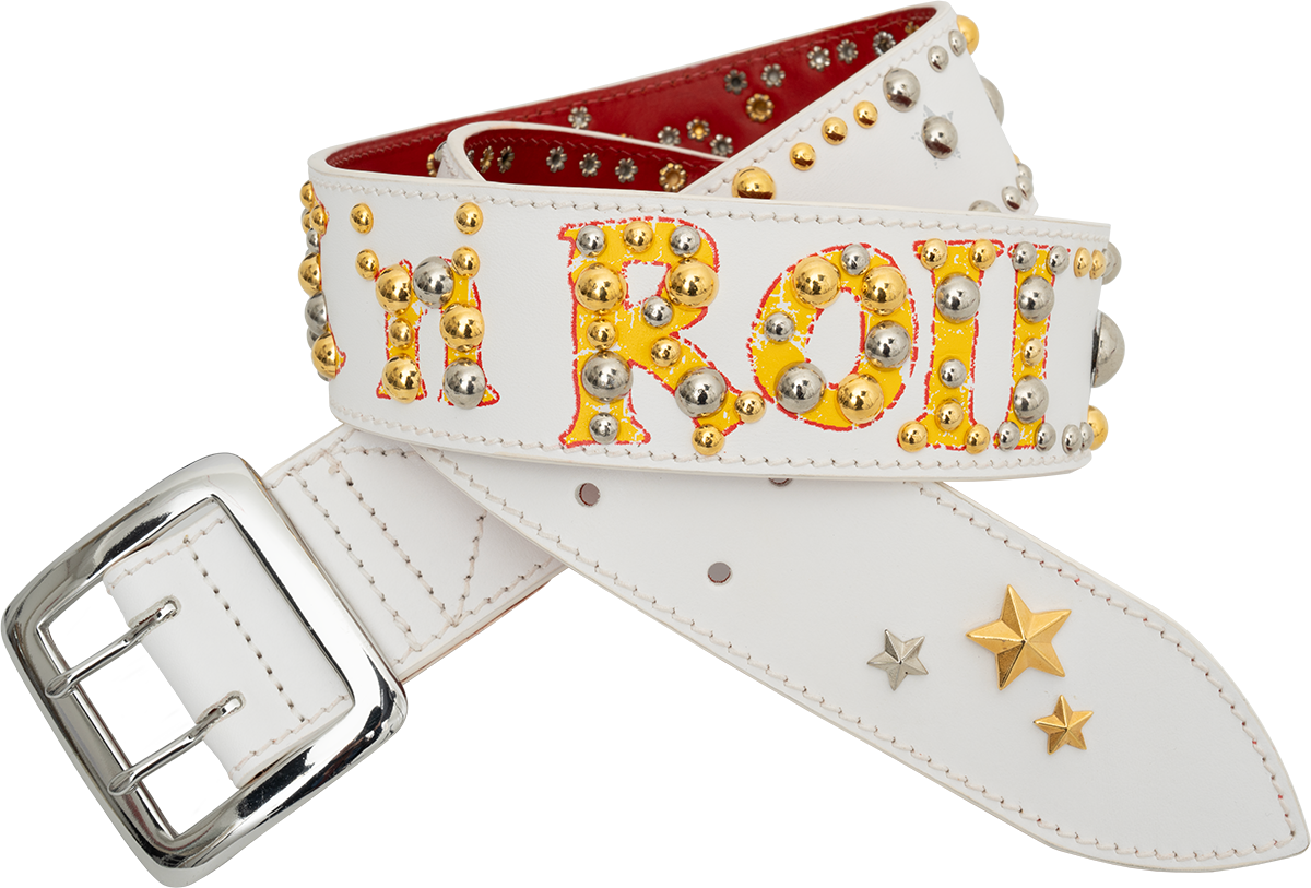 Jet Rock 'n' Roll Belt White – Lewis Leathers