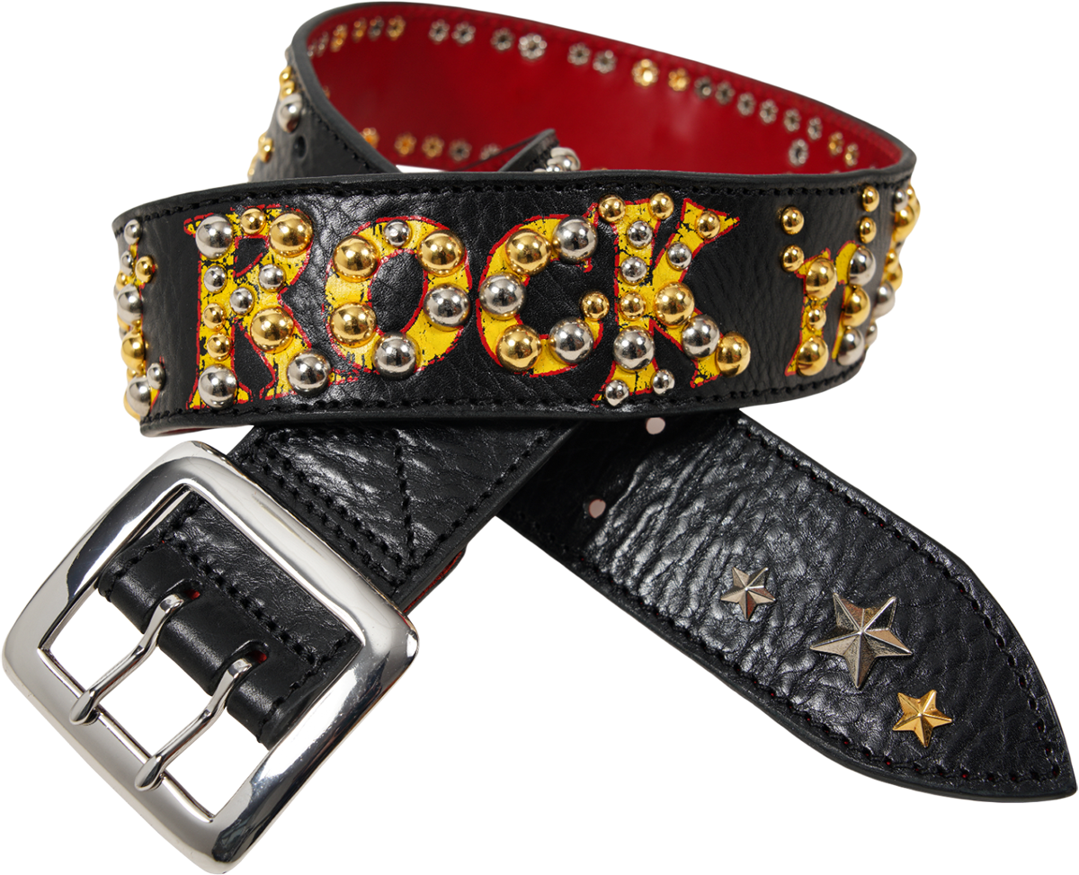 小物 jent louis Leather Studded Belt Jet Rock 'n' Roll Belt – Lewis Leathers