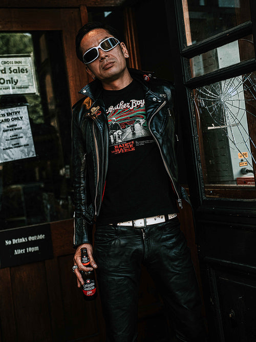 Leather Boys Burn Up T shirt