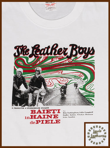 Leather Boys Burn Up T shirt White