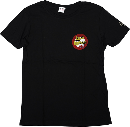 80s Lewis Leathers Logo T shirt-Black