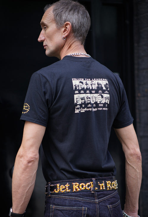 Lewis Leathers Logo Bike T shirt White