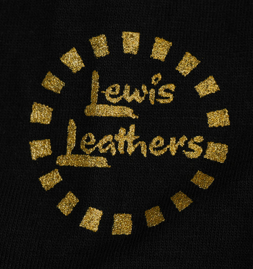 Leather Boys Front of Book T shirt Black