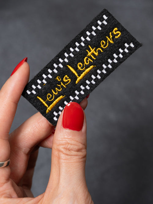 Lewis Leathers Checker Patch