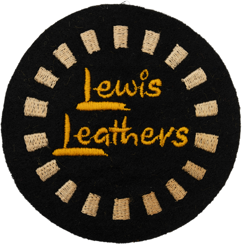 Lewis Leathers Checker Round Patch